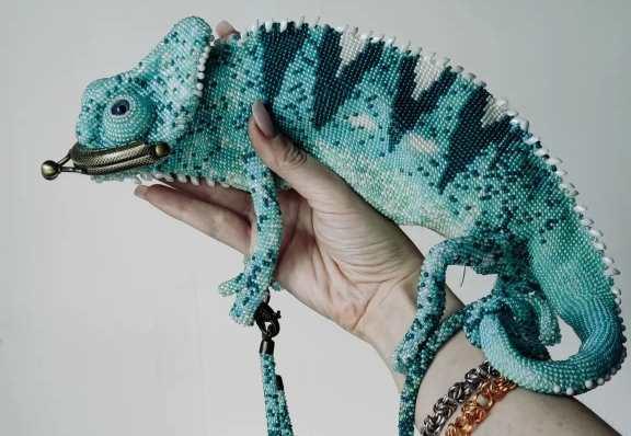 [tjnbead] Рептилии из бисера (сумочки)(Юлия Турова)