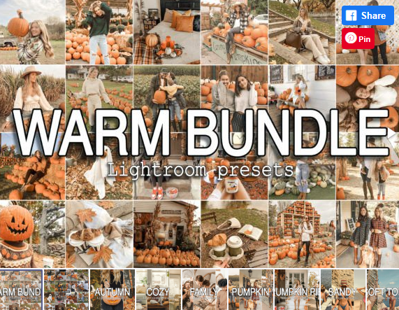 [Creativefabrica] Warm Bundle Lightroom Presets