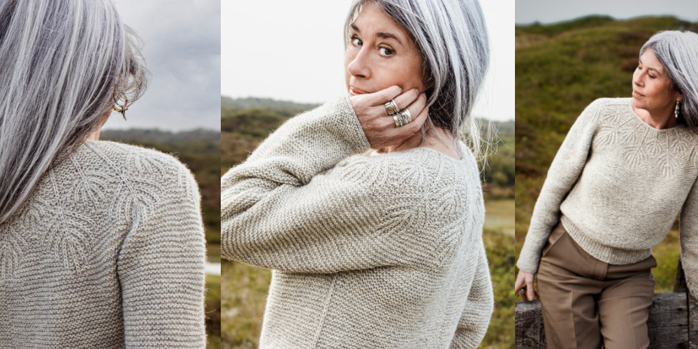 [Вяжи.ру] Пуловер с круглой кокеткой Asterie (Natasja Hornby)