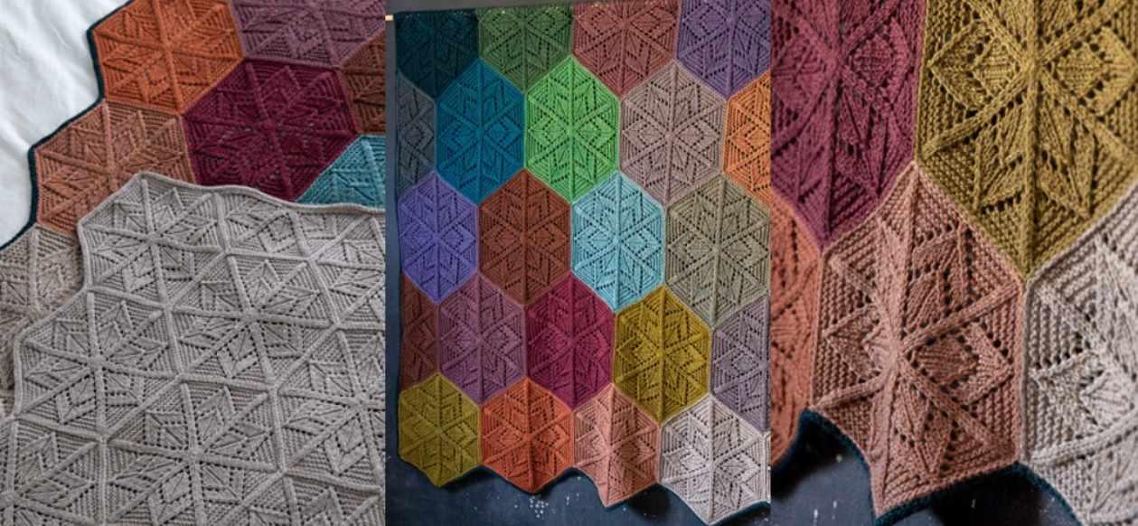 [Вяжи.ру] Плед спицами Starflower (Tin Can Knits), фото 1 из 1.