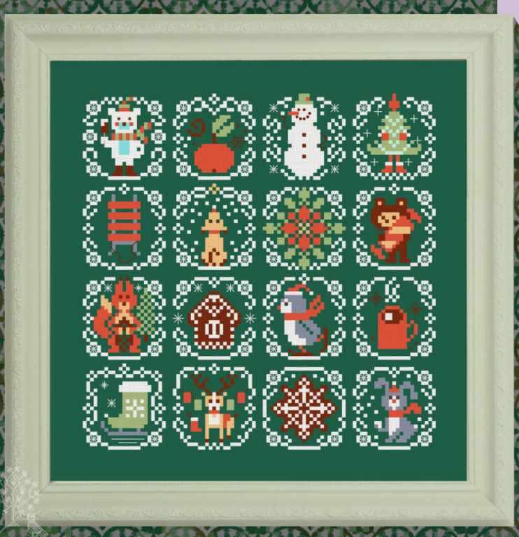 Электронная схема Новогодние миниатюры (Юлия Спирина)