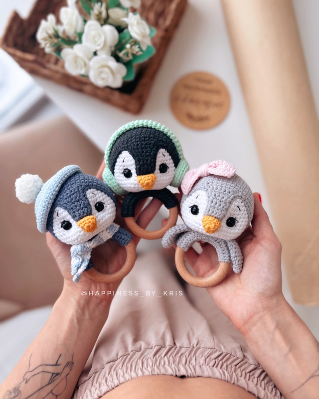 Погремушка Пингвиненок (Кристина Лысова)