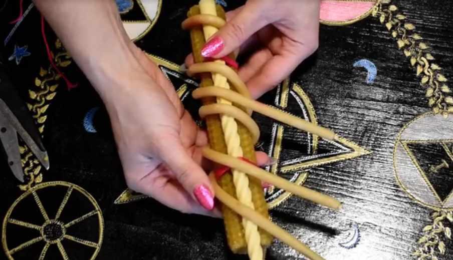 [Сова - Онлайн школа волшебства] Свеча скрутка на очищение и обновление энергополя (Елена Мирошниченко)