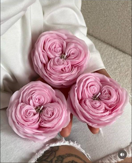 Свечи цветы. Мастер класс Роза кудрявая (Jarlen.candle), фото 1 из 1.