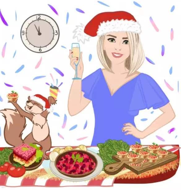 [Fit-menu] Новогодний беспредел 1300 ккал (Евгения Уварова)