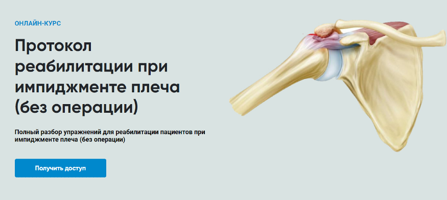 [Rehab Science] Протокол реабилитации при импиджменте плеча (без операции) (Андрей Богатырев)