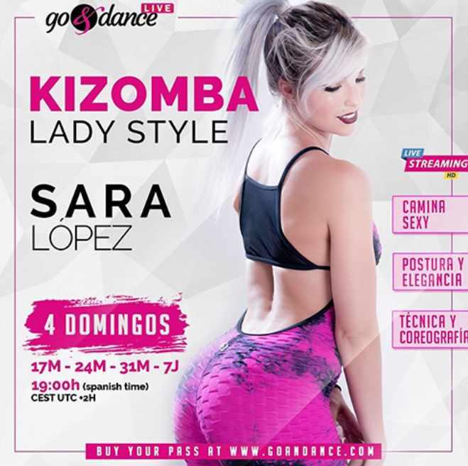 Kizomba Леди Стиль. 1 урок (Sara Lopez)