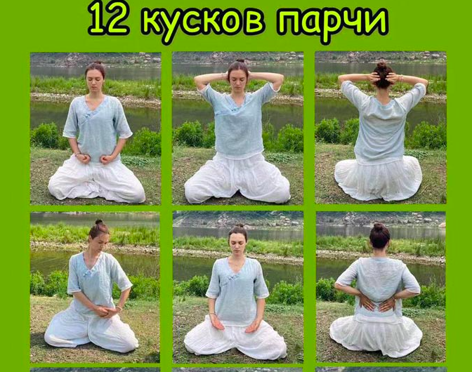 Древний комплекс Цигун 12 Кусков Парчи (Дарья Патока)