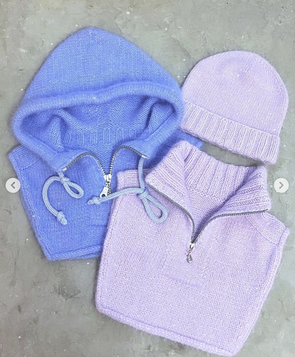 [annaboronbekova] Капор, манишка и шапка Тёплая магия (Анна Боронбекова)