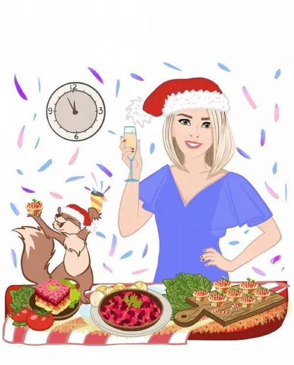 [Fit-menu] Новогодний беспредел 1500 ккал (Евгения Уварова)