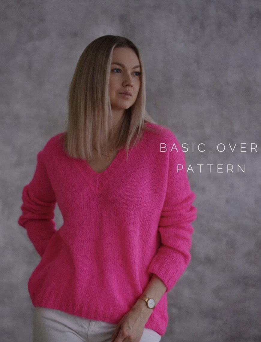 [staryxo_knit] Джемпер Вasic_over (Юлия Старикова)