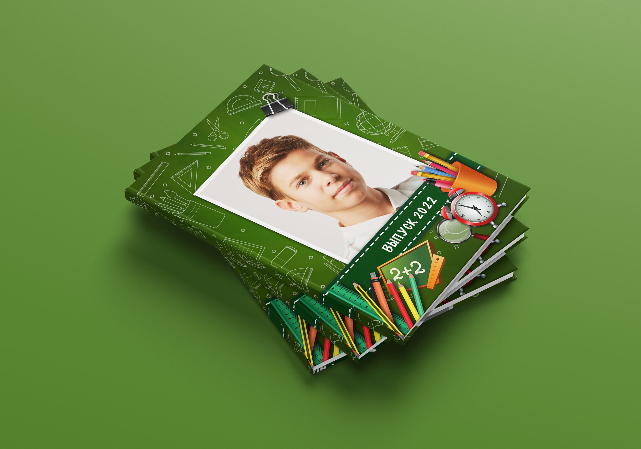 [mironova.studio] PSD-Шаблон фотокниги Школьная доска. Размер 21х30 (Ирина Миронова)