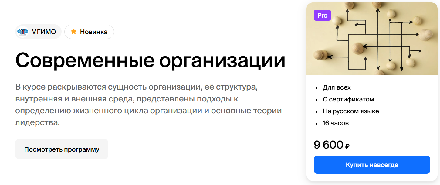 [МГИМО] Современные организации (Ленар Юнусов)