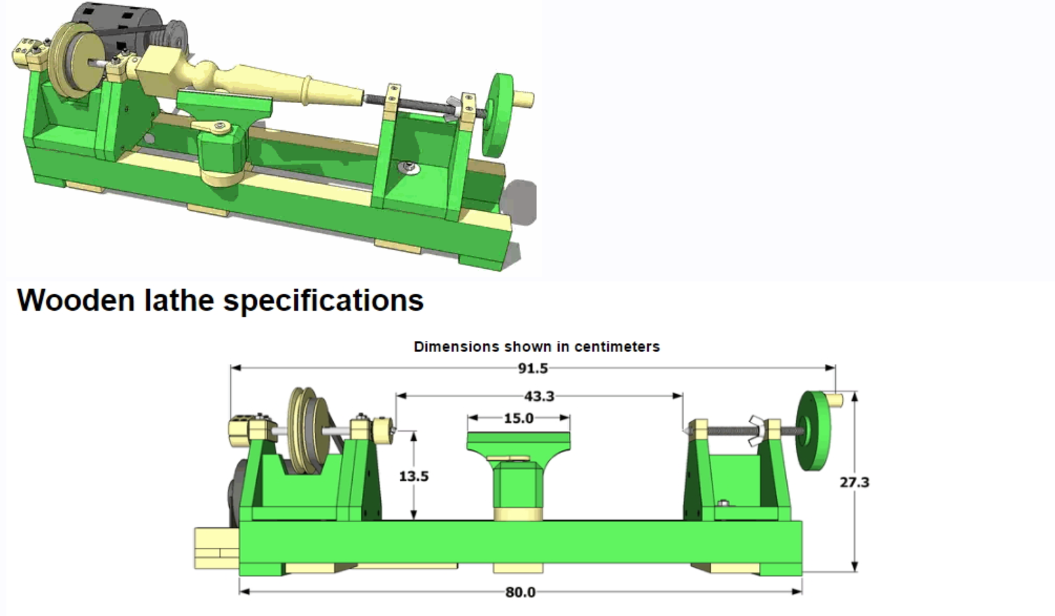 [Самоделкин 15] Токарный станок по дереву (Канадец)
