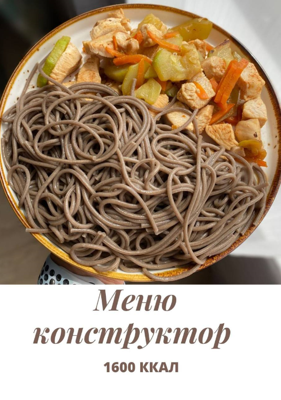 [profitme] Меню конструктор на 1600 ккал (Екатерина Максименко), фото 1 из 1.