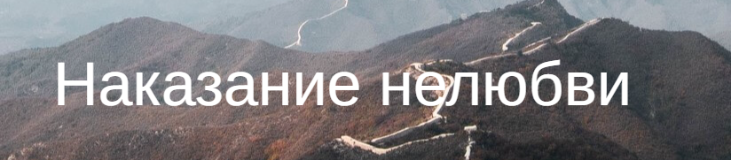 Наказание нелюбви (Юлия Бальсина)