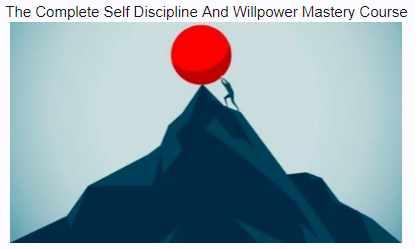 [Udemy] Полный курс по развитию самодисциплины и силы воли. Часть 3 из 5 (Мо Халаф, Ной Мерриби)