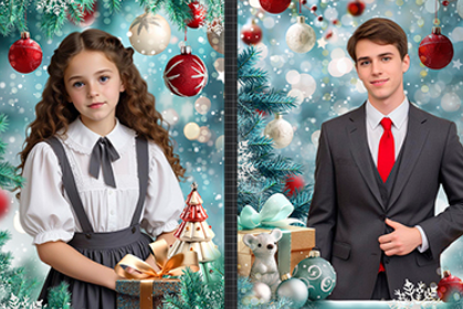 [VeraV] Набор CU-595. Новогодние коллажи