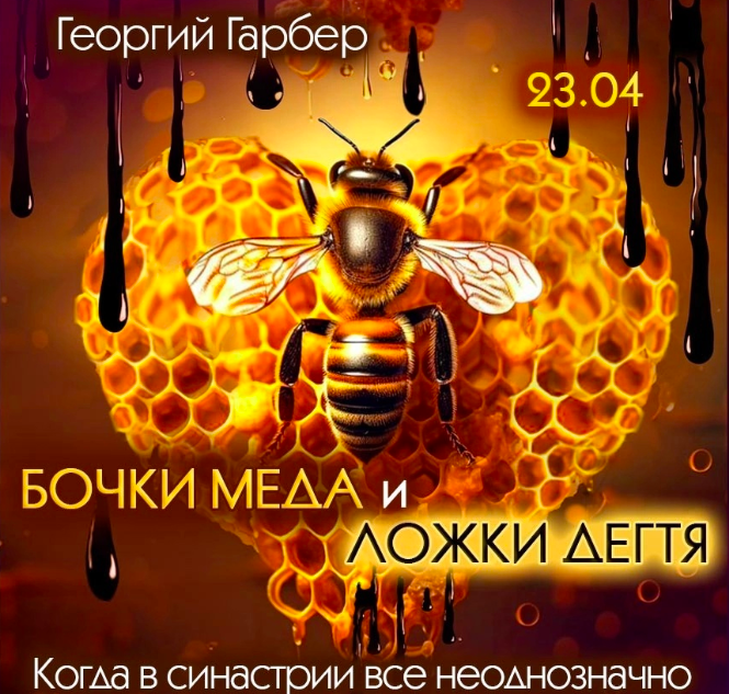 Бочки меда и ложки дегтя. Когда в синастрии все неоднозначно (Георгий Гарбер)