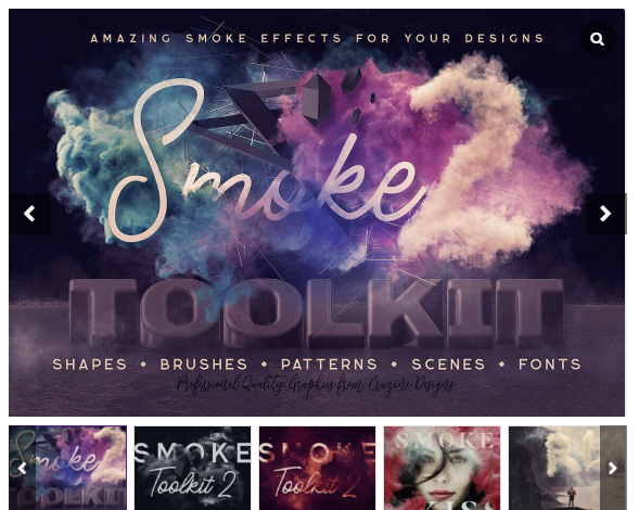 [mightydeals] Smoke Toolkit 2 with Over 300 Smoke Effects