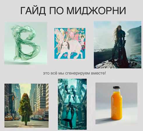 Гайд по Midjourney. Тариф гайд (Максим Булатов)
