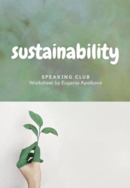 [Yanonis School] Workbook Sustainability (B2 low – C1)