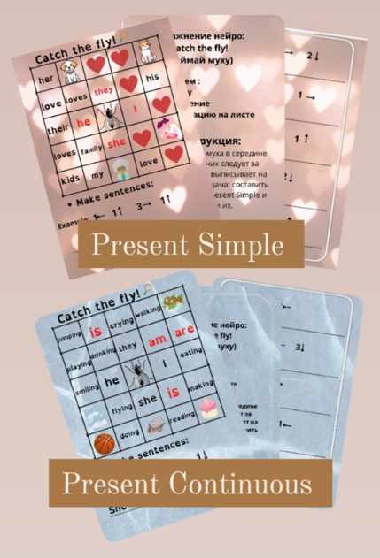 Нейротаблицы по английскому языку. Муха. Грамматика (Лилия Успек)