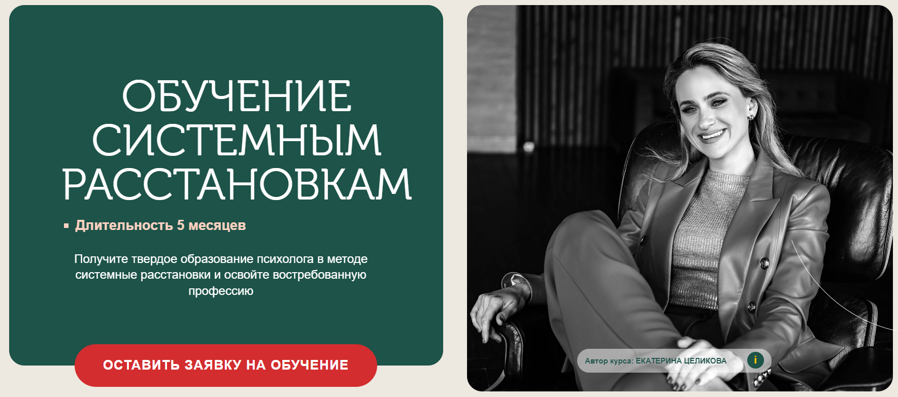 Семейные расстановки 2-й поток. Тариф Специалист (Екатерина Целикова)