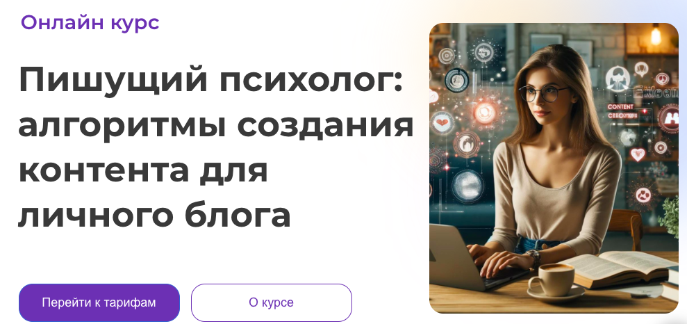 Пишущий психолог: алгоритмы создания контента для личного блога (Анна Попова)