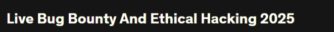 [Udemy] Живой баг-баунти и этический хакинг 2025 (Армаан Сидана)