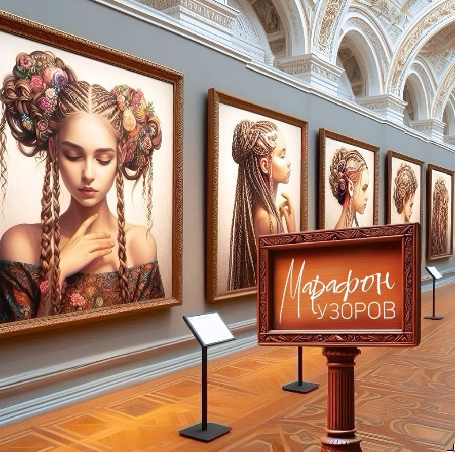 Марафон узоров «Эрмитаж: предметы искусства» 2024 (nyak_studio)