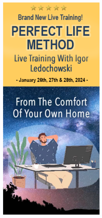 Метод идеальной жизни, день 2, часть 1 из 2, 2024 RUS (Игорь Ледоховский)