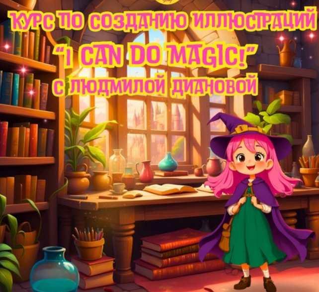 [Magic teaching] Курс по созданию AI иллюстраций (Людмила Дианова)