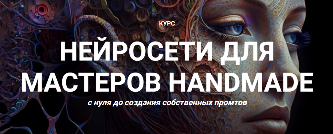 Нейросети для мастеров Handmade с нуля до создания собственных промтов. Тариф Премиум (Галина Шевченко)