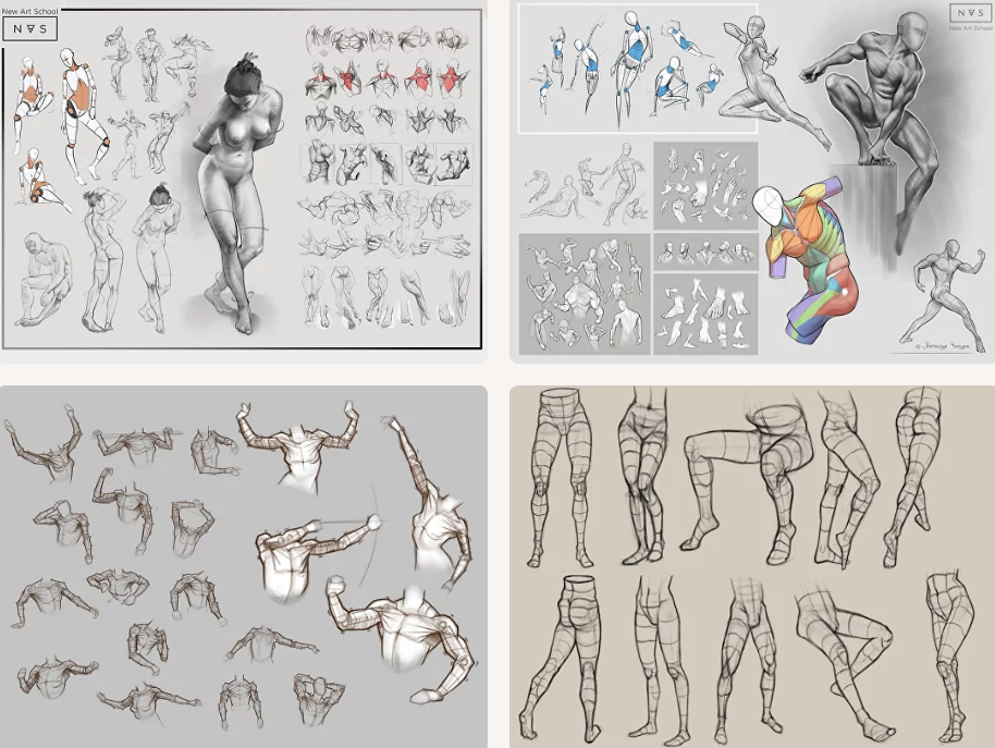 [NewArtSchool] Express Анатомия 2022. Тариф Онлайн (Егор Гришин)