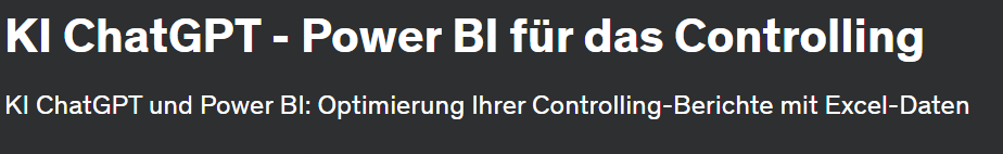 [Udemy] AI ChatGPT Power BI для управления (Kristoffer Ditz)