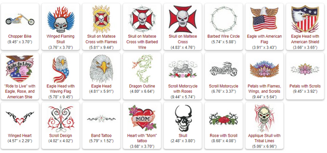 American Biker Design Pack | Американский Байкер, 23 дизайна (Анита Гудизайн)