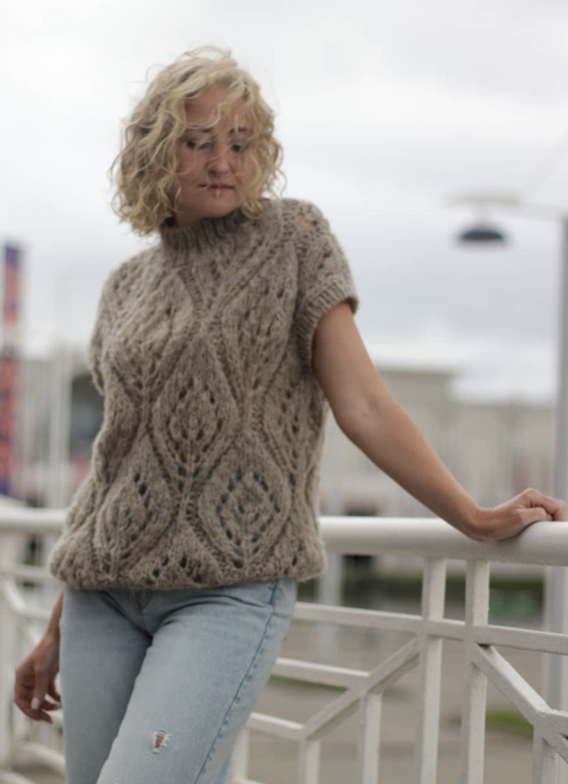 [belka_handmade] Жилет Leafy (Татьяна Федорова)