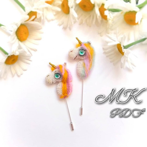 Брошь-Единорожь (mavdrik_toys)