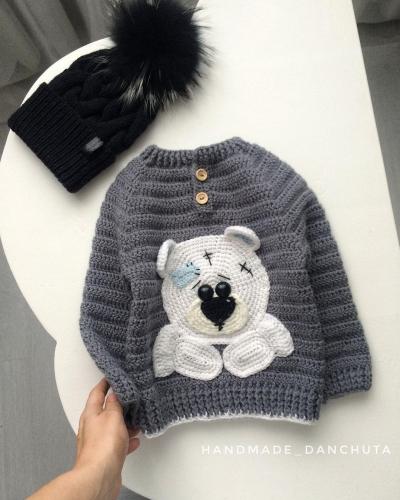 Детский джемпер Тедди  (Наталья Данцева)