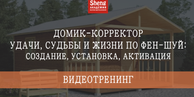 Домик-корректор судьбы, удачи и жизни. Пакет Стандарт (Мария Щербакова)