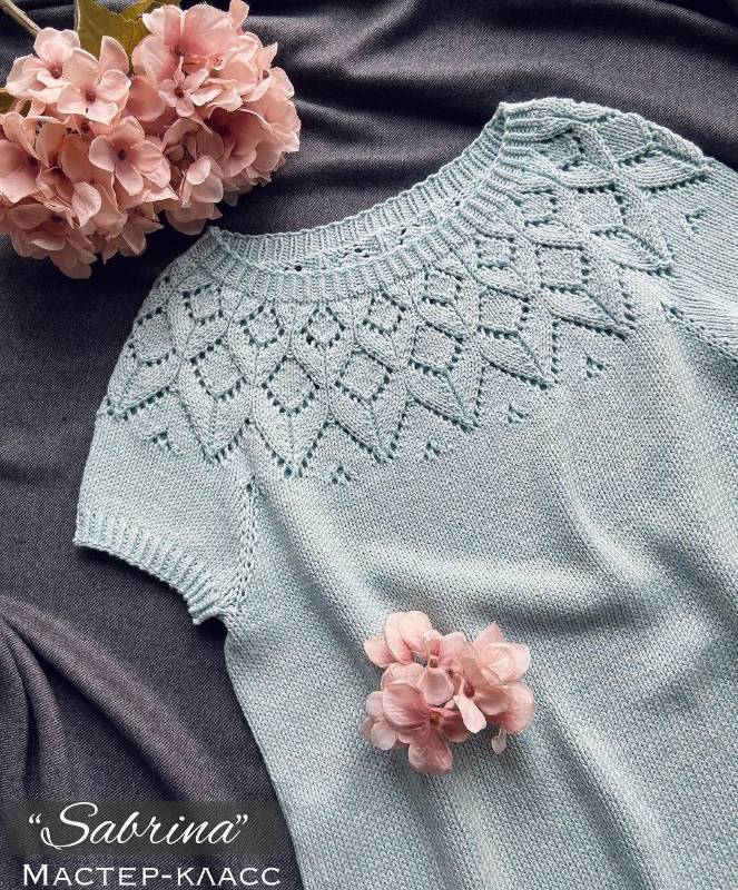Джемпер/футболка Sabrina (avgustina_knit)