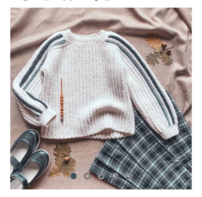 Джемпер крючком Elf_Elis Дети (elfcrochet)