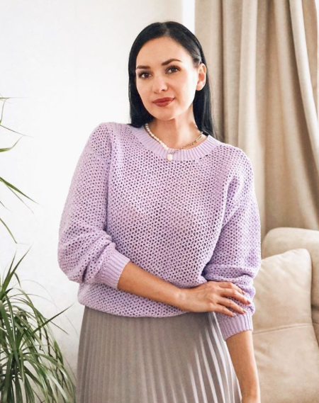 Джемпер крючком Vivian (nadin.knit)