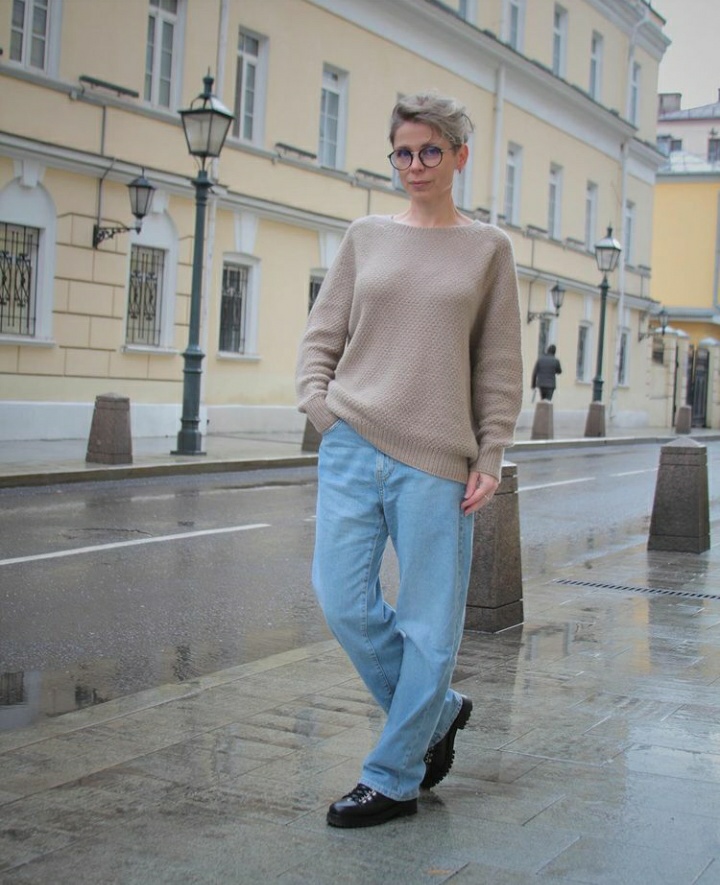 Джемпер Relax fit (Людмила Ратушная)@knittilla