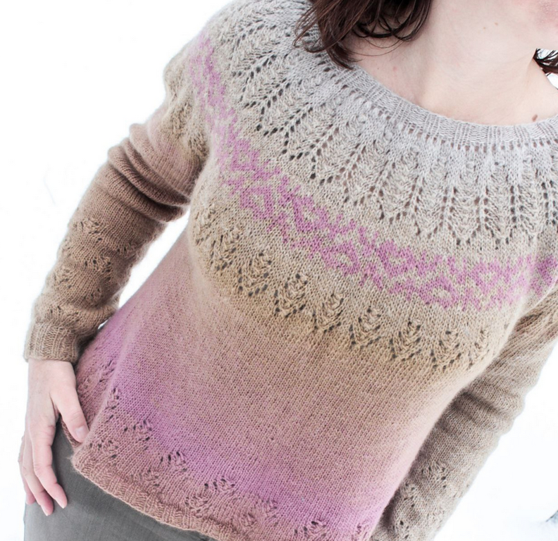 Джемпер Rubies (Алисия Таверна, Фабия Таверна) Knitting For Breakfast