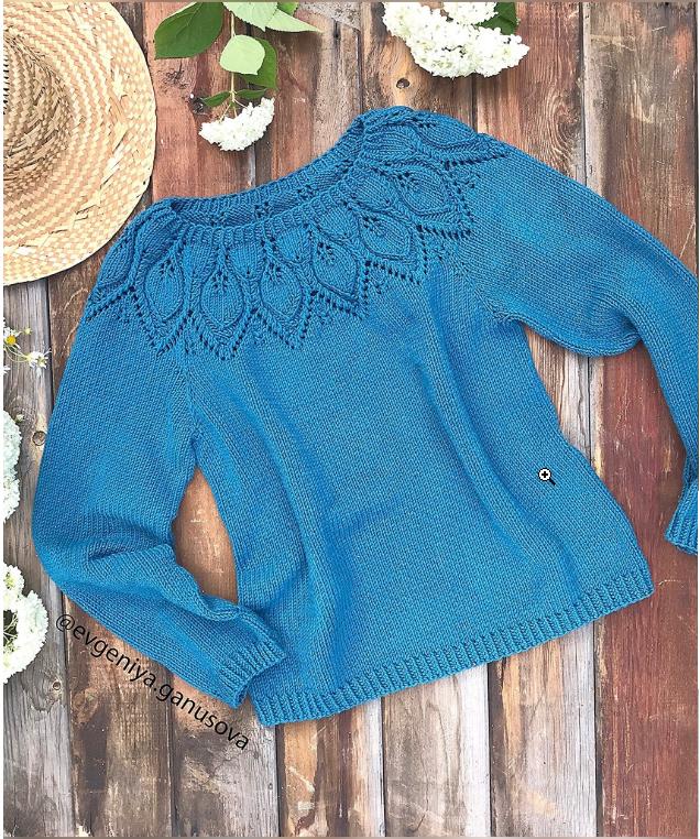 Джемпер/топ Diana style (avgustina_knit)