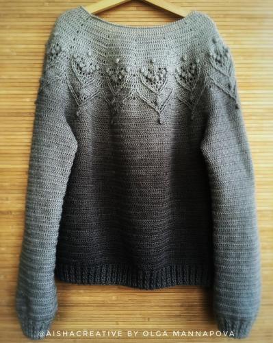 Джемпер Утро в тумане (aishacreative)