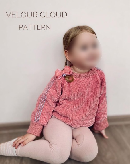 Джемпер Velour cloud (marymer_knit)