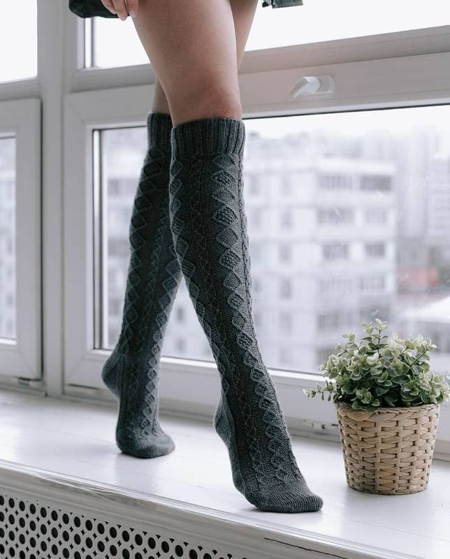 Гольфы Ромбы (zyapa_masha)